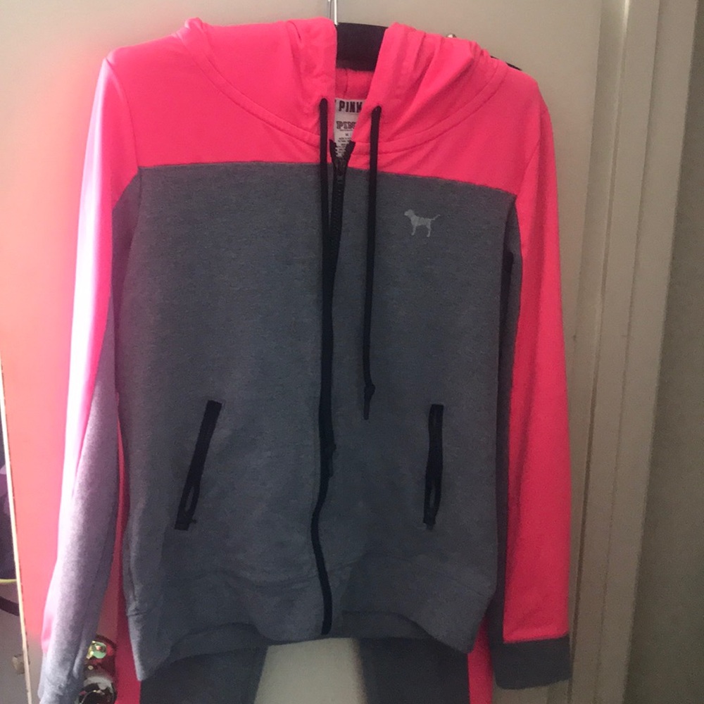 2 piece Pink Sweatsuit
